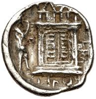 Persis Kingdom. Artaxerxes I, ca. 3rd Century BC. Silver Drachm
4.35g Choice VF - 2