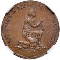 Great Britain-Middlesex. Conder Halfpenny Token, ND PCGS MS65 BN