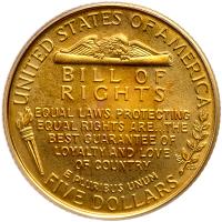 1993-W Bill of Rights $5 Gold PCGS MS69 - 2