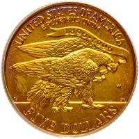 1995-W 100th Olympics Torch Runner $5 Gold PCGS MS69 - 2