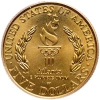 1996-W 100th Olympics Cauldron $5 Gold PCGS MS69 - 2