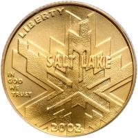 2002-W Salt Lake City Olympic Games $5 Gold