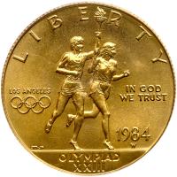 1984-W. $10.00 Los Angeles Olympic Torch Bearer PCGS MS69