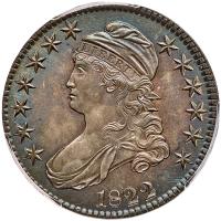 1822 Overton 106 Half Dollar PCGS MS66