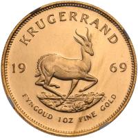 South Africa. Krugerrand, 1969 NGC PF67 Ultra Cameo - 2