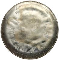 Worldwide. MINT ERROR. 1976-D Bicentennial Half Dollar. Reverse Cap Die Cupped-M