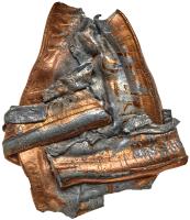 United States (ND) 5 Lincoln Cents Crimped (Bonded) Foldover NGC MS-63 Red