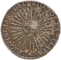 Argentina. 8 Soles, 1815-FL (Potosi) PCGS About Unc