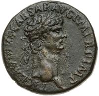 Claudius, AD 41-54. AE Sestertius (26.32g) VF