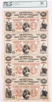 City of New Orleans Premium Bond Uncut Sheet of 4, New Orleans, LA