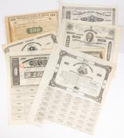 7 Different Confederate States of America Loan Bonds with coupons