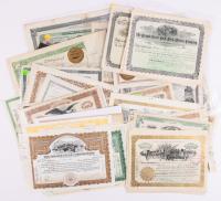 100-piece lot of 19th Century Colorado Mining Stock Certificates and Bonds