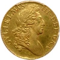 Great Britain. Guinea, 1697 PCGS Unc