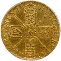 Great Britain. Guinea, 1697 PCGS Unc - 2