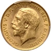 Great Britain. 1/2 Sovereign, 1914 PCGS MS64