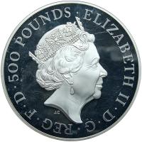 Great Britain. The Queen's Beasts 500 Pounds, 2017 NGC PF70 Ultra Cameo - 2