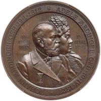 Austria. Bronze Medal, 1895 PCGS Specimen 64