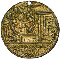 Bohemia. Cast Brass Medal, 1567 Sharpness of XF