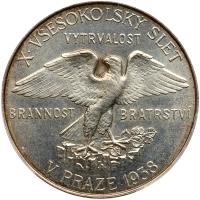 Czechoslovakia. Silver Medal, 1938 PCGS MS65 - 2