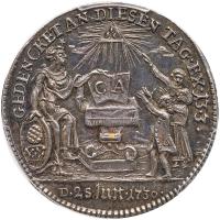 German States: Augsburg. Silver Ducat, 1730 PCGS AU58