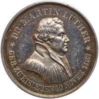 German States: Eisleben. Silver Medal, 1883 PCGS MS62