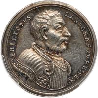 German States: Hesse-Cassel. Reformation Silver Medal, (1730) PCGS MS61
