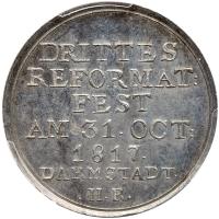 German States: Hesse-Darmstadt. Silver Medal, 1817 PCGS MS62 - 2
