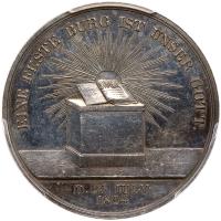 German States: Magdeburg. Silver Medal, 1824 PCGS MS61 - 2