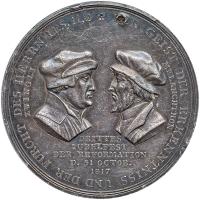 German States: Prussia. Silver Medal, 1817 PCGS About Unc - 2