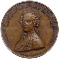 German States: Prussia. Bronze Medal, 1840 PCGS MS62