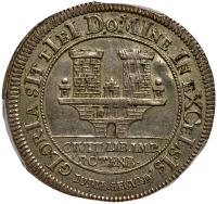 German States: Rothenburg. Reformation Pattern 2 Ducats, 1717 (Chronogramm) PCGS - 2