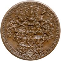 German States: Saxony. Bronze Cast Medal, 1535 XF - 2
