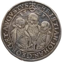 German States: Saxony. Taler, 1593-HB PCGS VF35