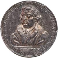 German States: Saxony. Silver Medal (1717) PCGS MS62