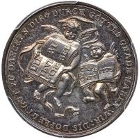 German States: Saxony. Silver Medal (1717) PCGS MS62 - 2