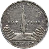 German States: Saxony. 1/6 Taler (Death Groschen), 1727-IGS PCGS About Unc