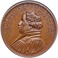 German States: Saxony. Bronze Medal, 1846 PCGS Specimen 65