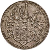 German States: Saxe-Albertine Line. Silver Medal, 1539 Sharpness of XF - 2