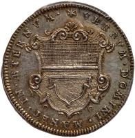 German States: Ulm. Reformation Silver Pattern 2 Ducat, 1730 PCGS Specimen 62 - 2