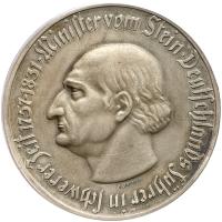 German States: Westphalia. Province Silver Medal, ND (c.1923) PCGS Specimen 64