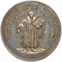 Germany. Reformation Silver Medal, 1817 PCGS AU58 - 2