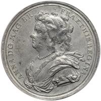 Great Britain. White Metal Medal, 1703 PCGS About Unc