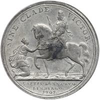 Great Britain. White Metal Medal, 1703 PCGS About Unc - 2