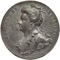 Great Britain. White Metal Medal, 1706 PCGS About Unc