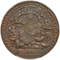 Great Britain. Admiral Vernon Bronze Medal, 1739 PCGS VF - 2