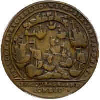 Great Britain. Admiral Vernon Bronze Medal, 1739 PCGS VF20 - 2