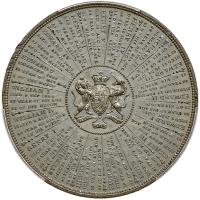 Great Britain. White Metal Medal, ND (c.1820) PCGS MS61