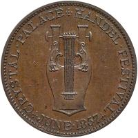 Great Britain. Bronze Medal, 1857 PCGS Specimen 62 - 2