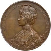 Great Britain. Coronation Bronze Medal, 1911 PCGS Specimen 64 - 2