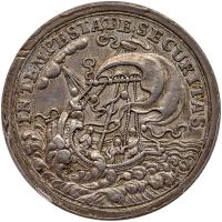 Hungary. St. George Silver Medal, ND (1690-1726) PCGS AU50 - 2